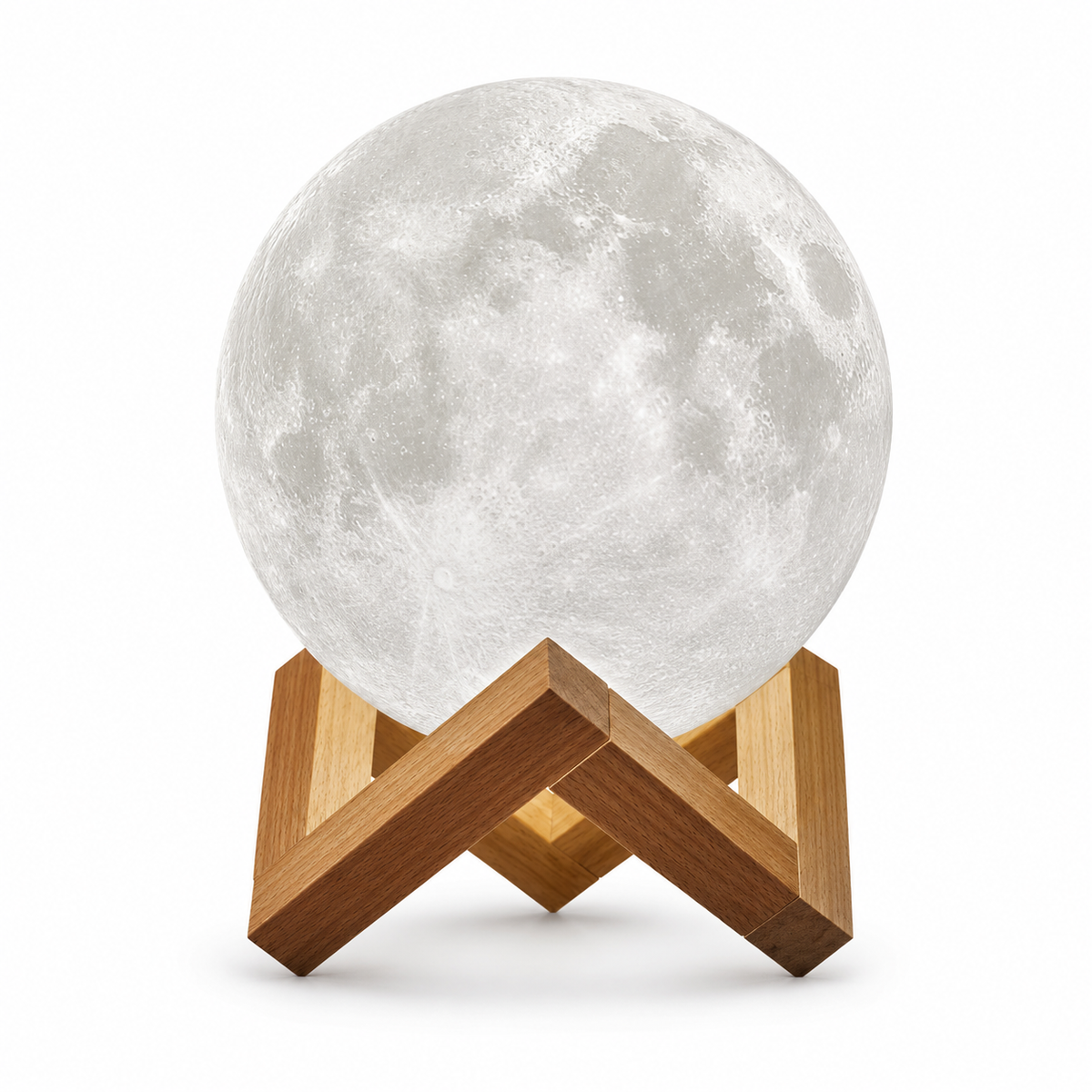 LAMPARA LUNA TACTIL 3D