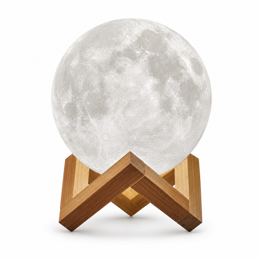 LAMPARA LUNA TACTIL 3D